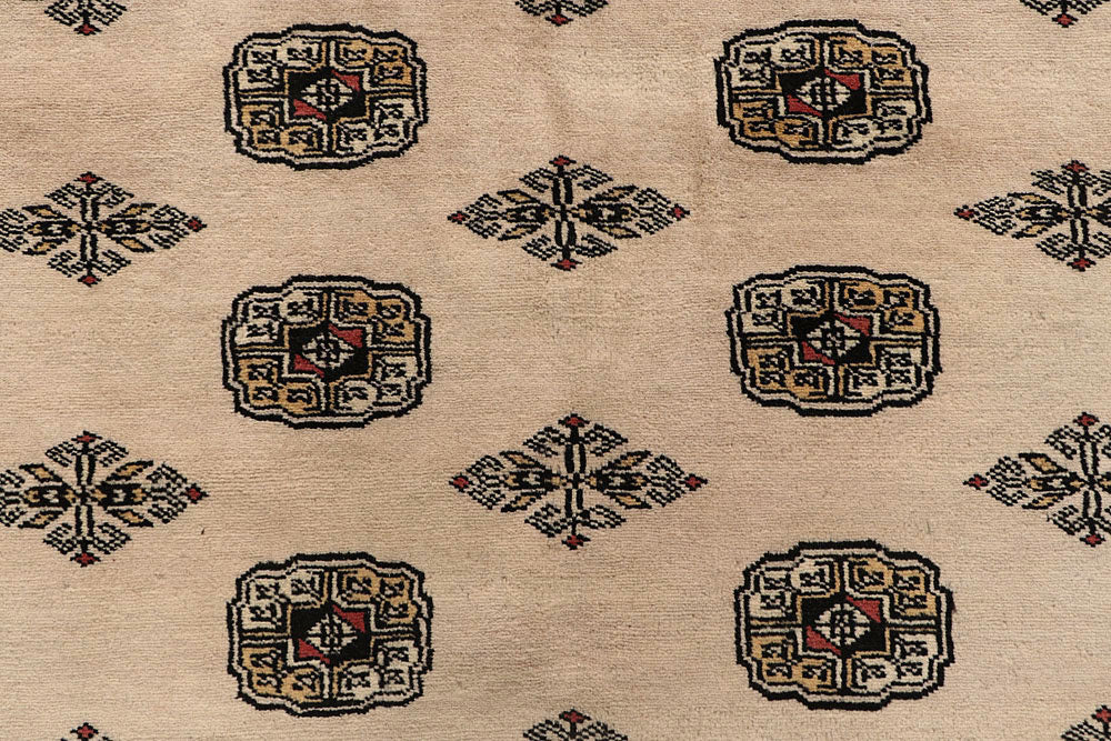 Bisque Bokhara 7' 11 x 11' 8 - No. 59527 - ALRUG Rug Store