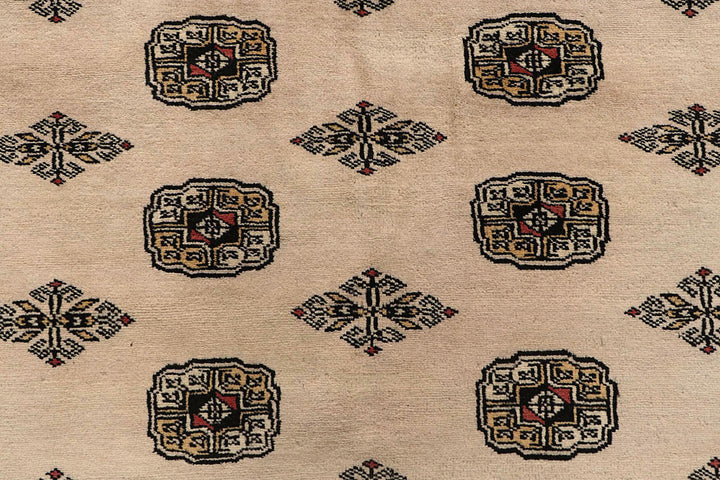 Bisque Bokhara 7' 11 x 11' 8 - No. 59527 - ALRUG Rug Store