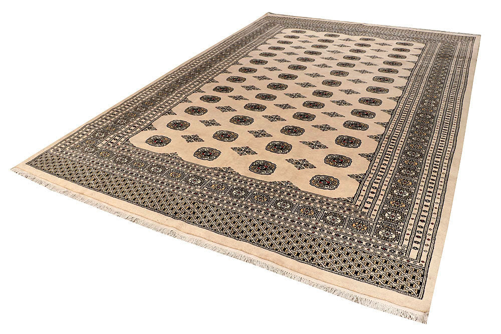 Bisque Bokhara 7' 11 x 11' 8 - No. 59527 - ALRUG Rug Store