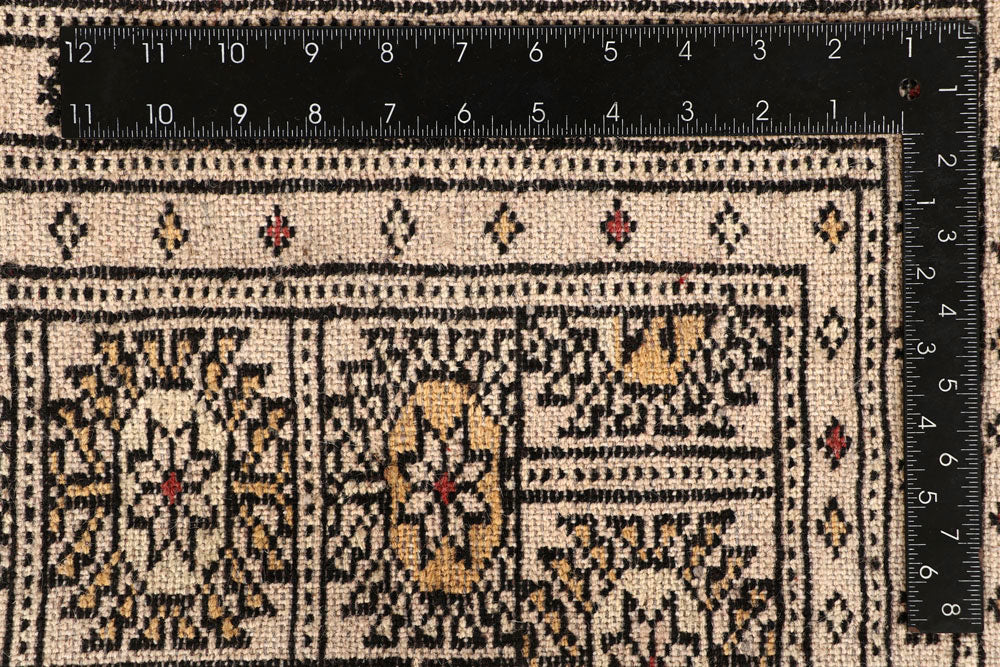 Bisque Bokhara 7' 11 x 11' 8 - No. 59527 - ALRUG Rug Store