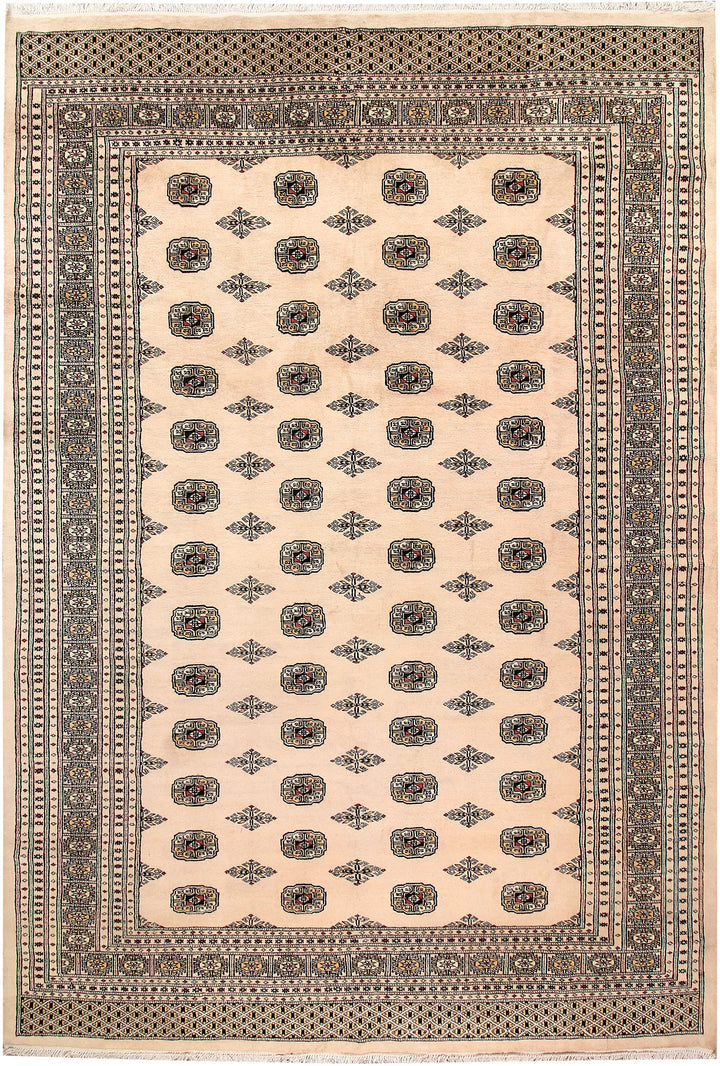 Bisque Bokhara 7' 11 x 11' 8 - No. 59527 - ALRUG Rug Store