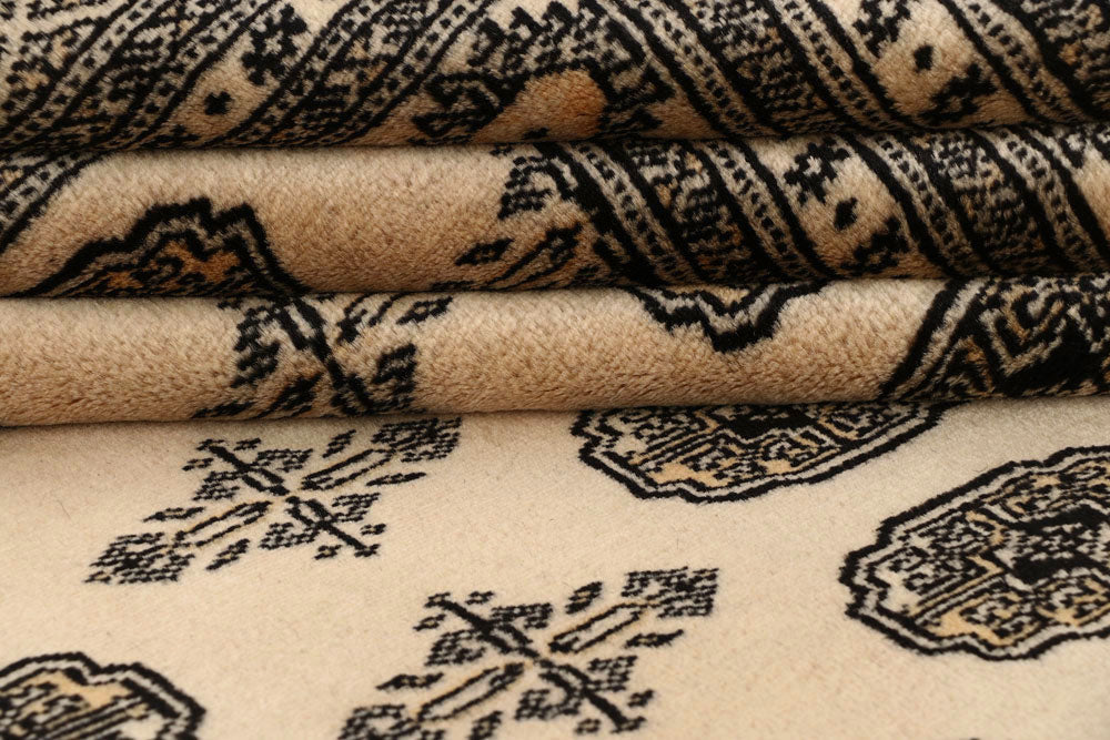 Bisque Bokhara 8' x 11' 6 - No. 59531 - ALRUG Rug Store