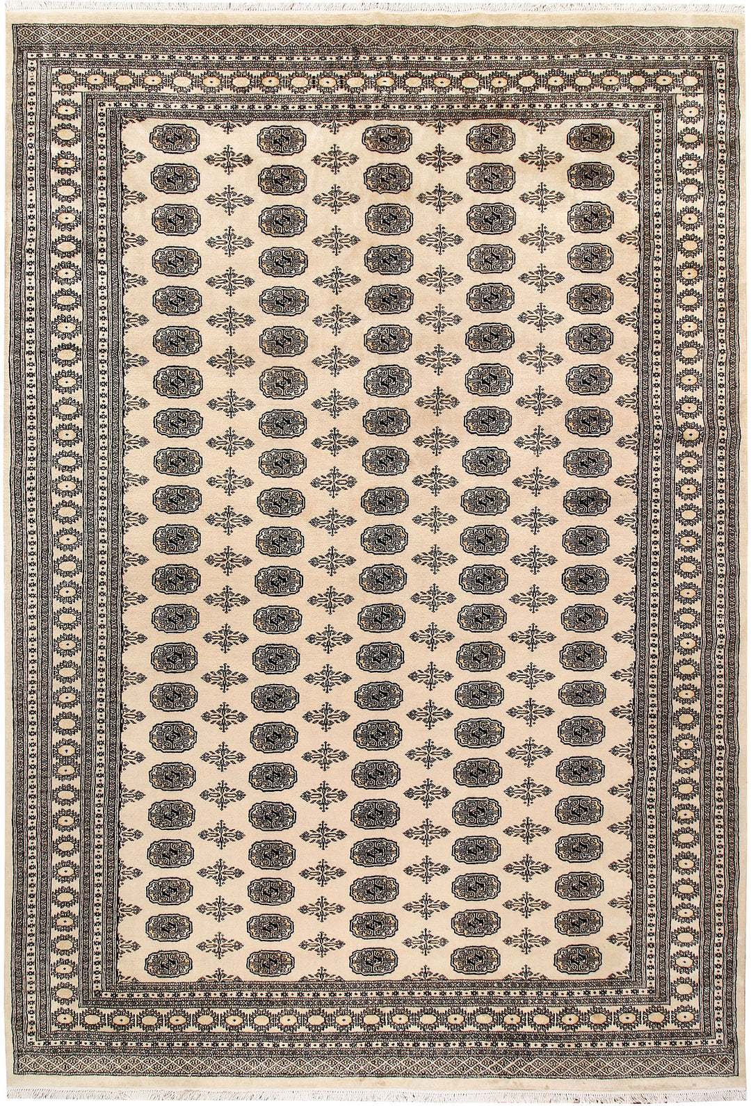 Bisque Bokhara 8' x 11' 6 - No. 59531 - ALRUG Rug Store