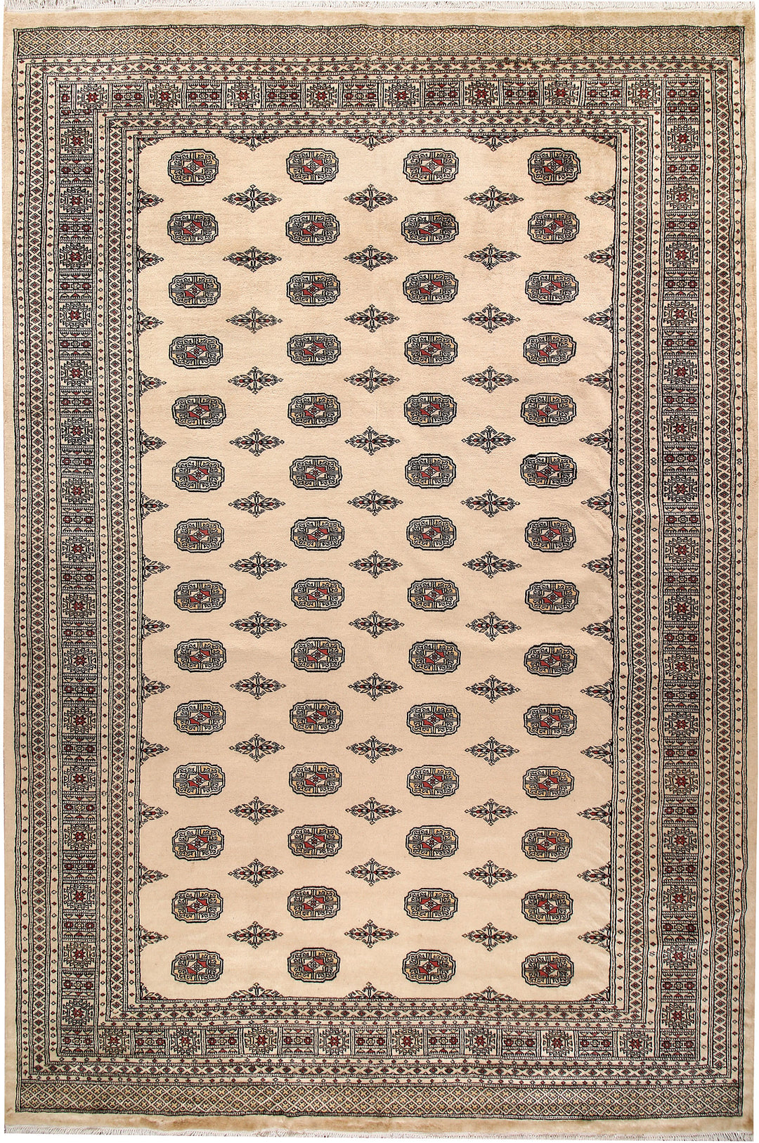 Bisque Bokhara 8' x 11' 11 - No. 59532 - ALRUG Rug Store