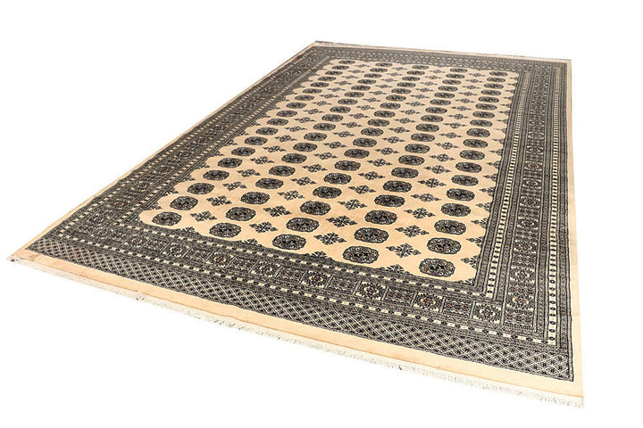 Blanched Almond Bokhara 7'  11" x 12'  2" - No. QA82779