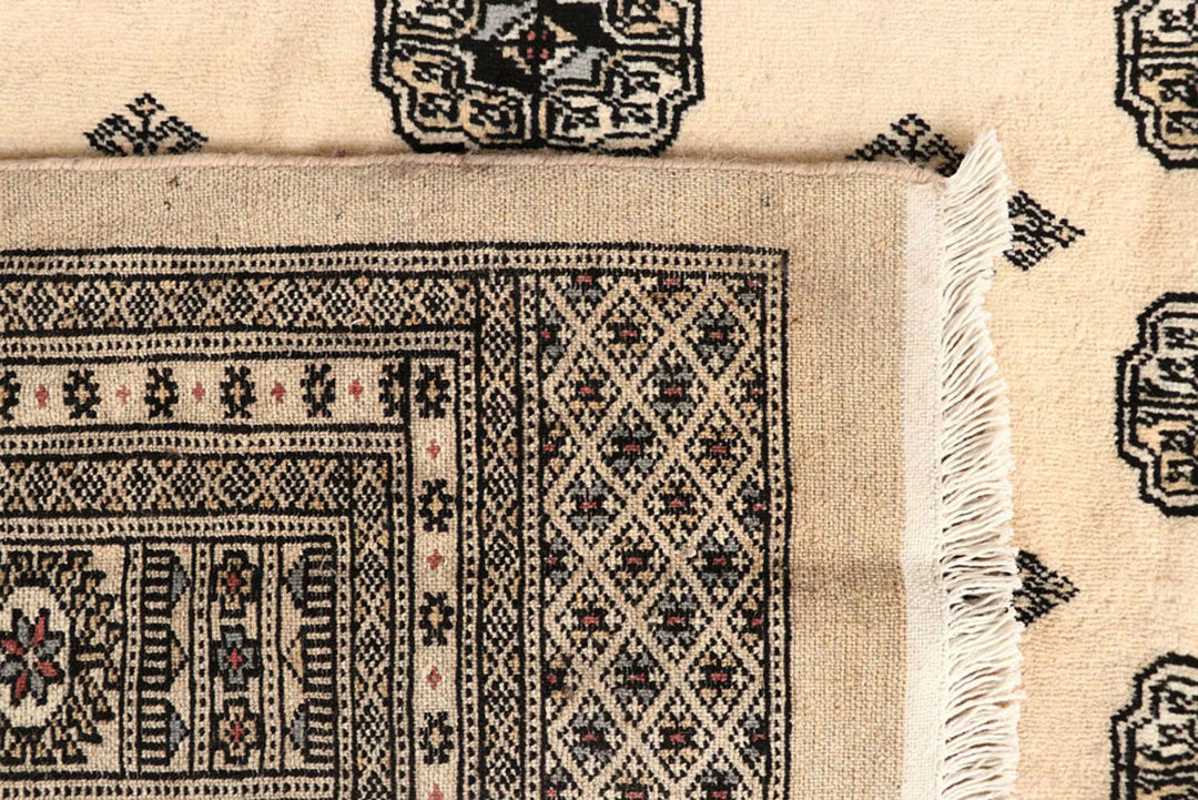 Blanched Almond Bokhara 7'  11" x 12'  2" - No. QA82779