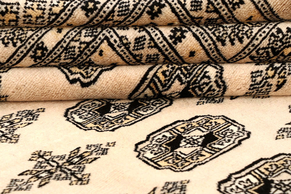 Blanched Almond Bokhara 8' x 11' 10 - No. 59535 - ALRUG Rug Store