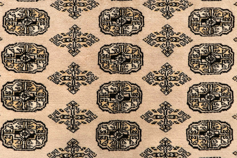 Bisque Bokhara 8' x 11' 5 - No. 59537 - ALRUG Rug Store