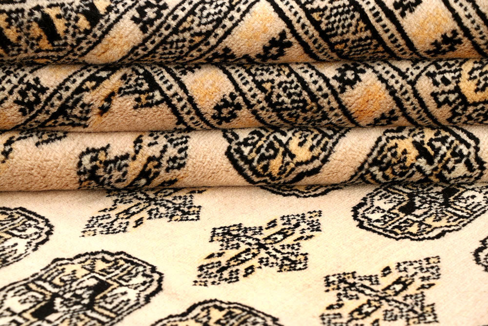 Bisque Bokhara 8' x 11' 5 - No. 59537 - ALRUG Rug Store