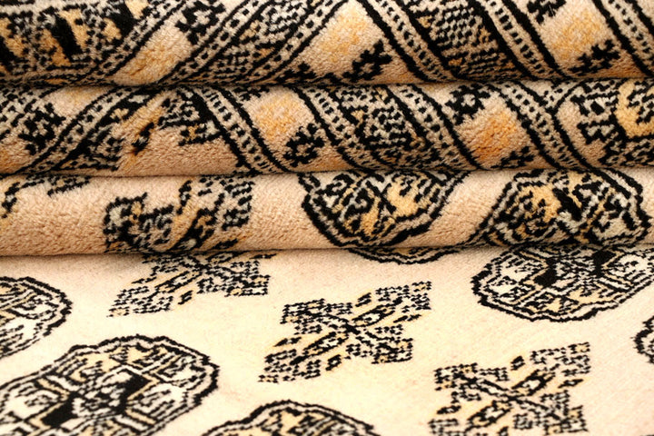 Bisque Bokhara 8' x 11' 5 - No. 59537 - ALRUG Rug Store