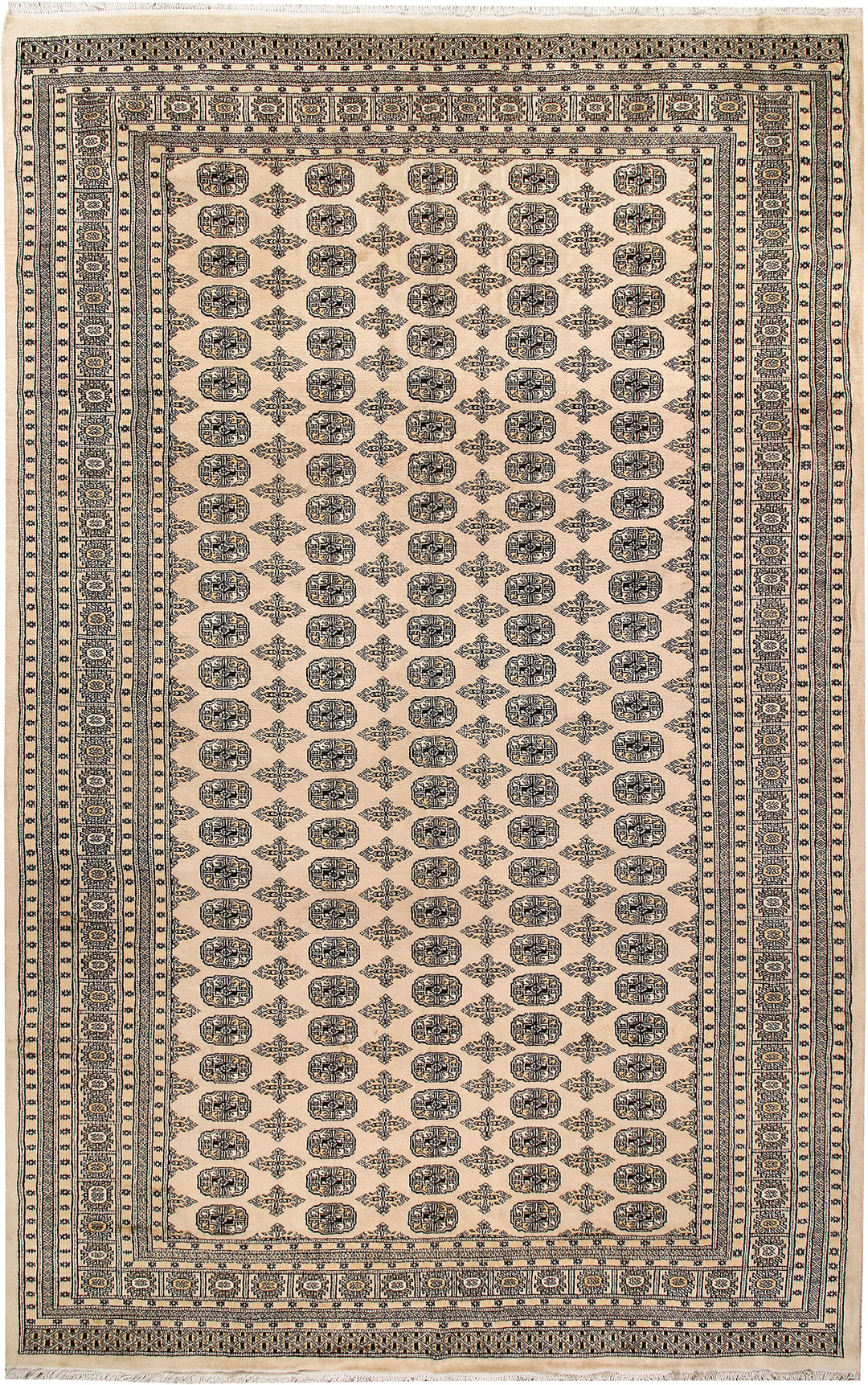 Bisque Bokhara 8' x 11' 5 - No. 59537 - ALRUG Rug Store