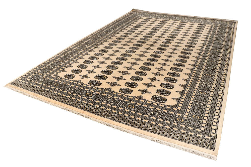 Blanched Almond Bokhara 8' 2 x 12' - No. 59538 - ALRUG Rug Store