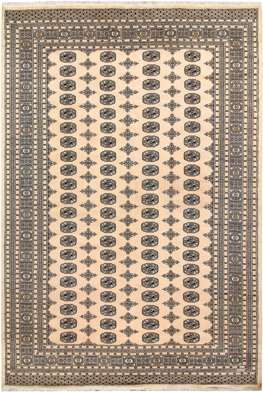 Blanched Almond Bokhara 8' 2 x 12' - No. 59538 - ALRUG Rug Store