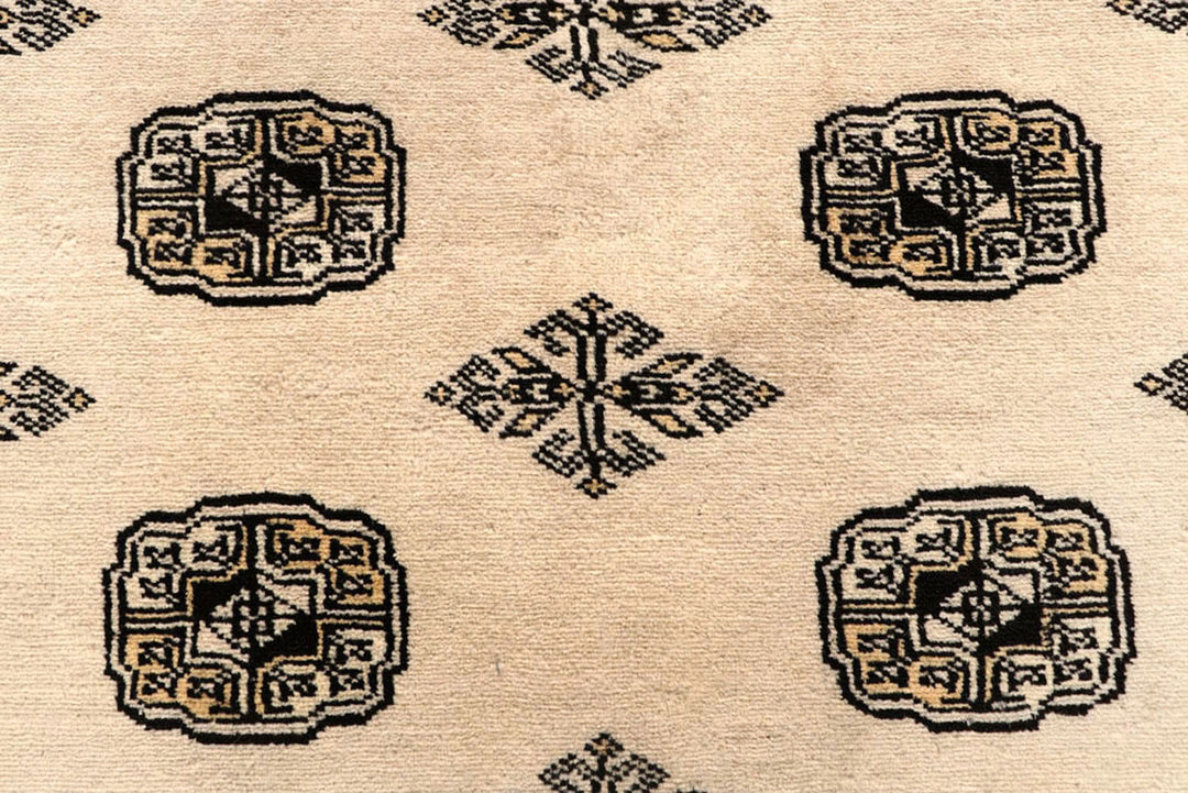 Blanched Almond Bokhara 7'  10" x 11'  9" - No. QA67815