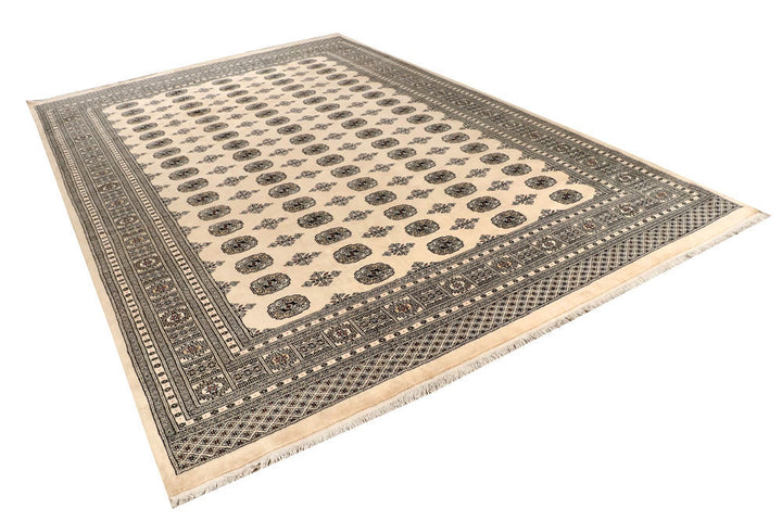 Blanched Almond Bokhara 7' 11 x 12' 2 - No. 59540 - ALRUG Rug Store