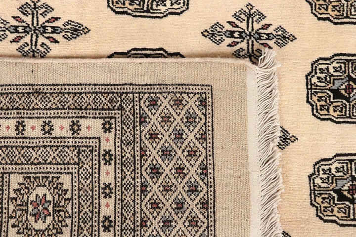 Blanched Almond Bokhara 7'  11" x 12'  2" - No. QA56369