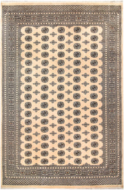 Blanched Almond Bokhara 7' 11 x 12' 2 - No. 59540 - ALRUG Rug Store