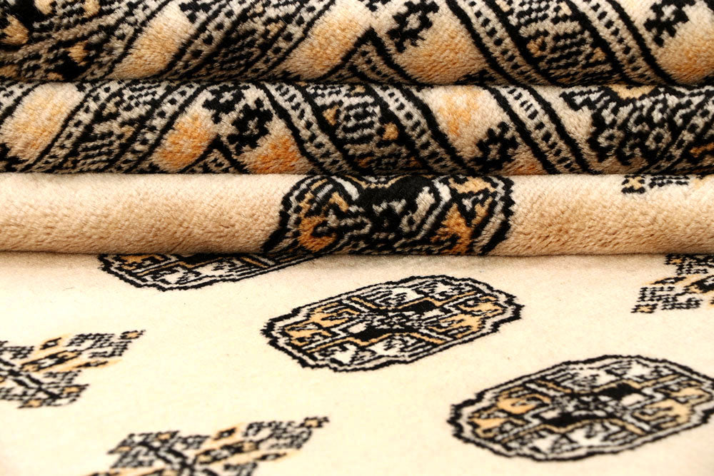 Blanched Almond Bokhara 8' x 11' 8 - No. 59541 - ALRUG Rug Store