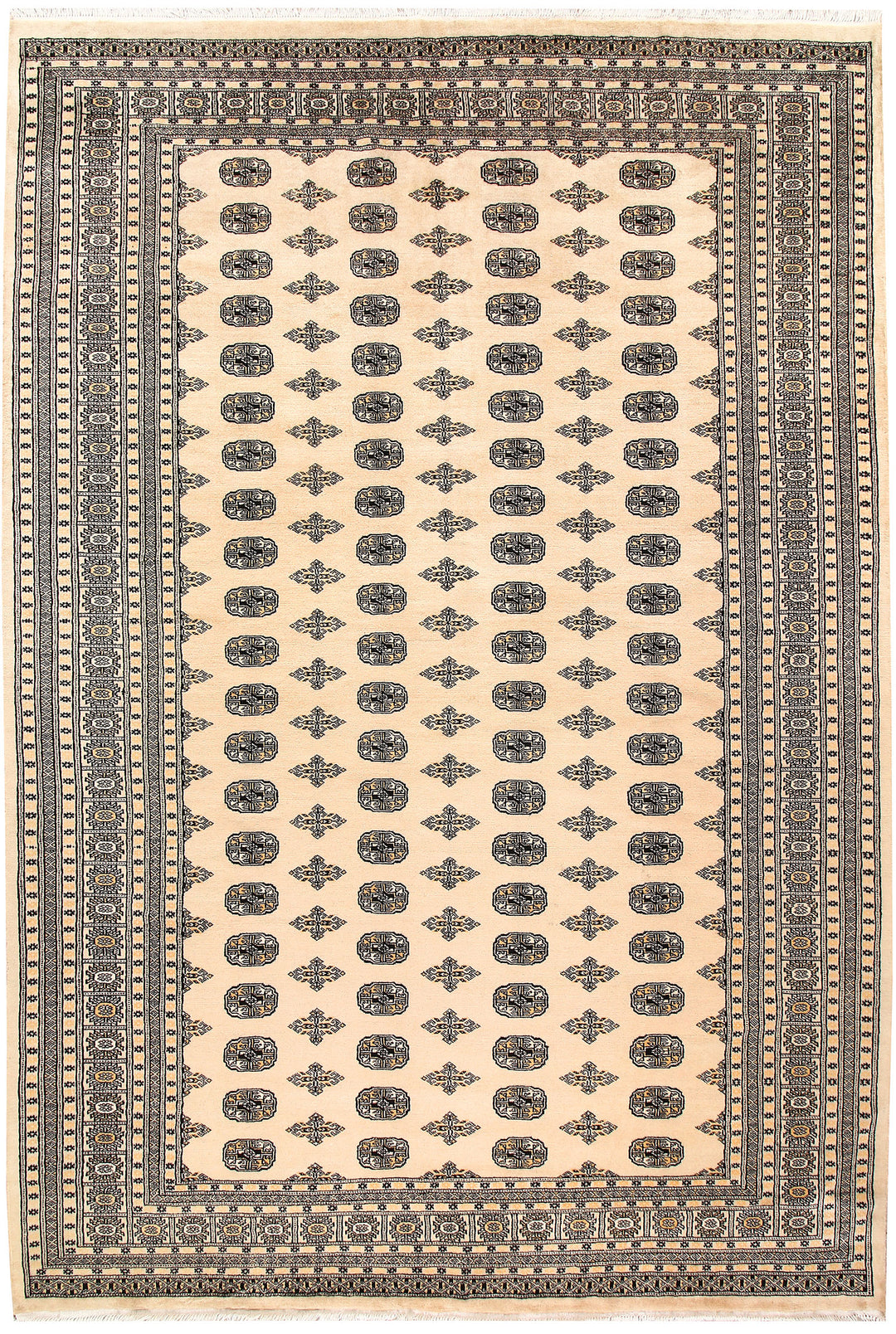 Blanched Almond Bokhara 8' x 11' 8 - No. 59541 - ALRUG Rug Store