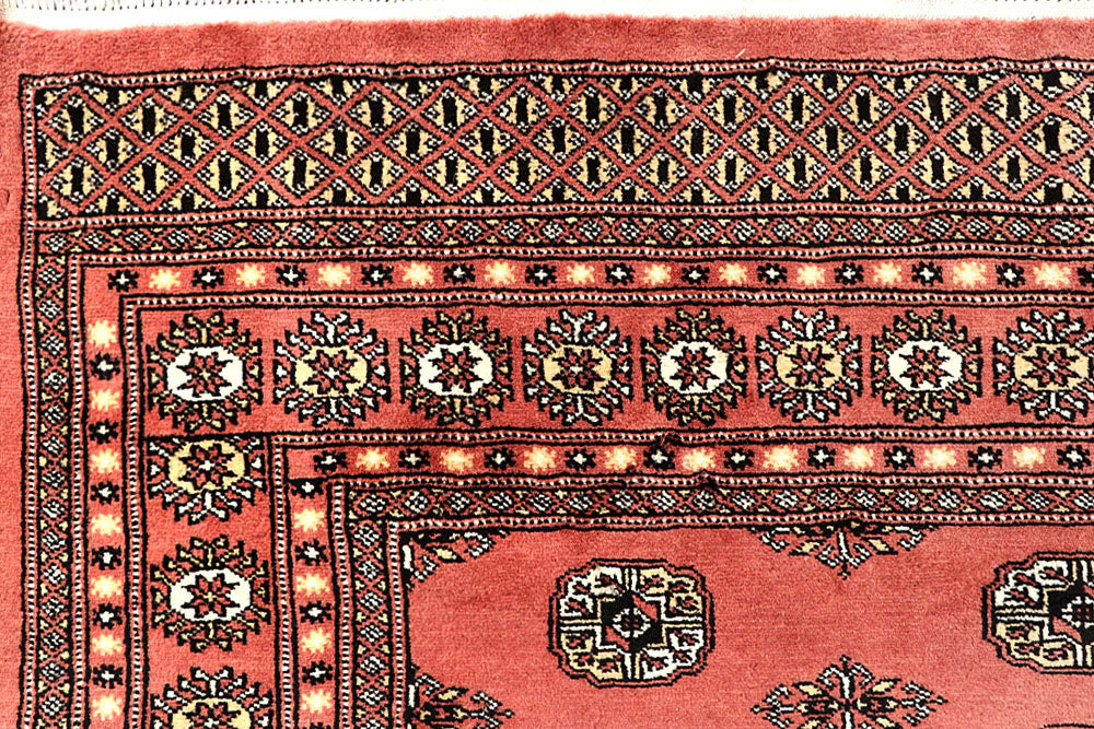 Salmon Bokhara 7' 10 x 11' 9 - No. 59542 - ALRUG Rug Store
