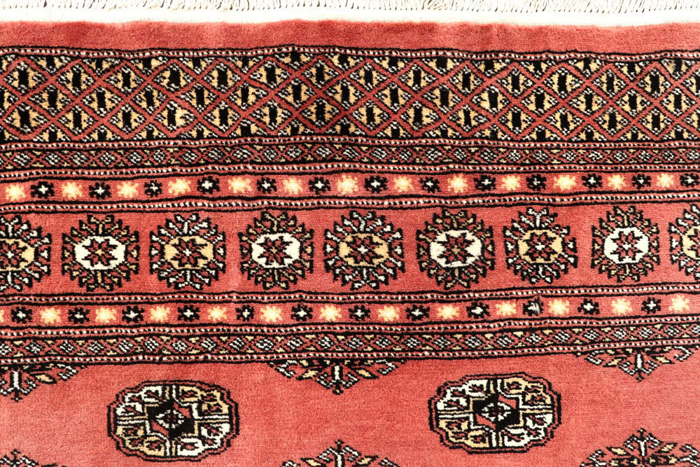 Salmon Bokhara 7' 10 x 11' 9 - No. 59542 - ALRUG Rug Store
