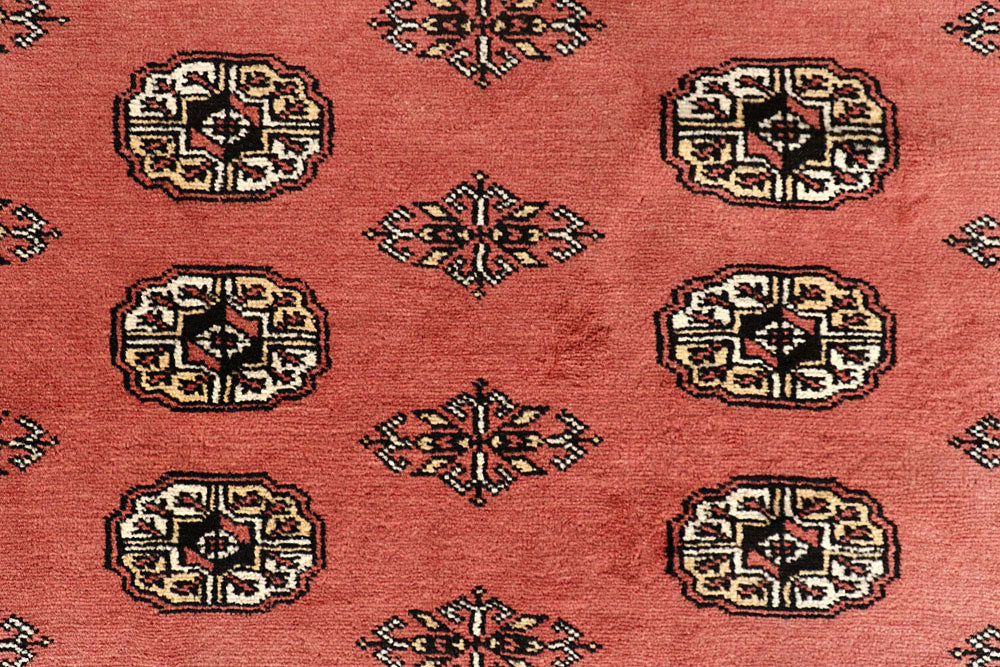 Salmon Bokhara 7' 10 x 11' 9 - No. 59542 - ALRUG Rug Store