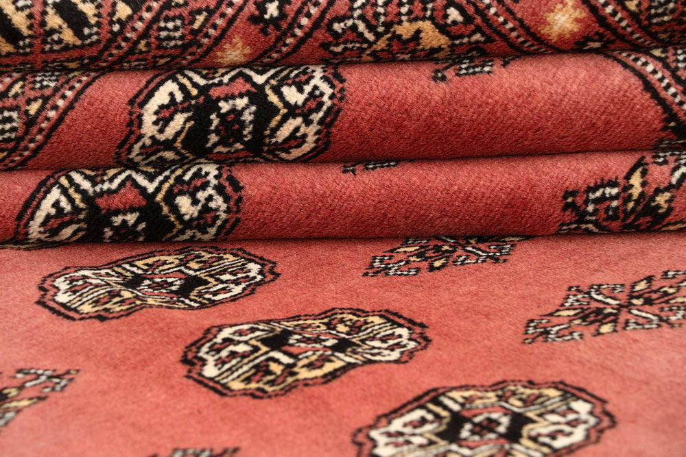 Salmon Bokhara 7' 10 x 11' 9 - No. 59542 - ALRUG Rug Store