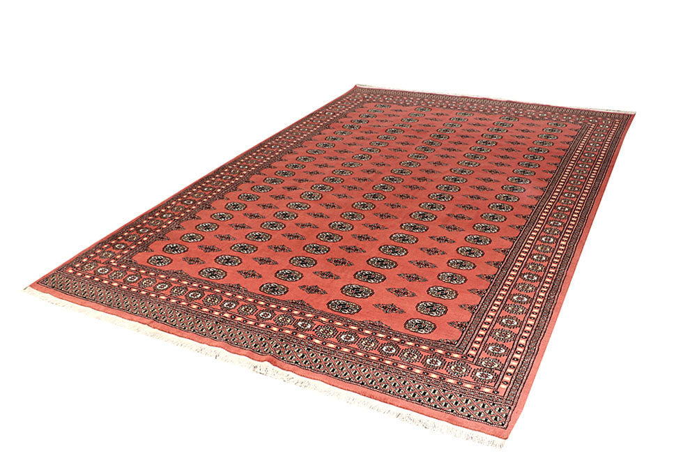 Salmon Bokhara 7' 10 x 11' 9 - No. 59542 - ALRUG Rug Store