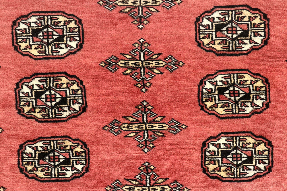 Salmon Bokhara 8' x 11' 10 - No. 59543 - ALRUG Rug Store