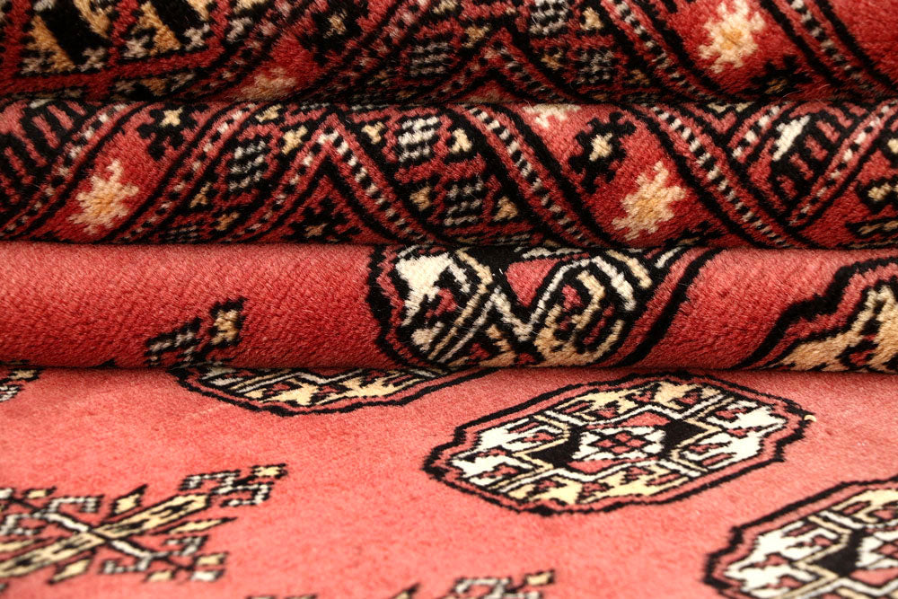 Salmon Bokhara 8' x 11' 10 - No. 59543 - ALRUG Rug Store