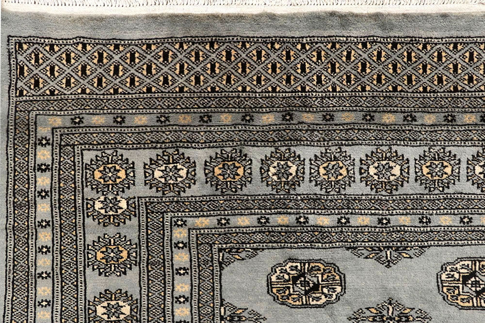 Silver Bokhara 9' 11 x 14' 5 - No. 59547 - ALRUG Rug Store