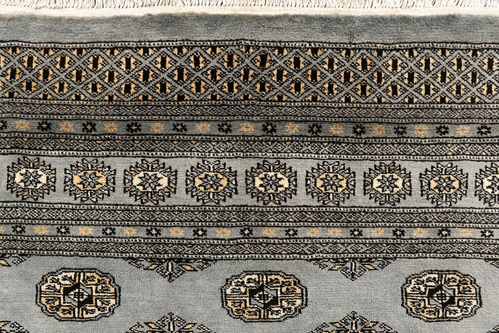 Silver Bokhara 9' 11 x 14' 5 - No. 59547 - ALRUG Rug Store