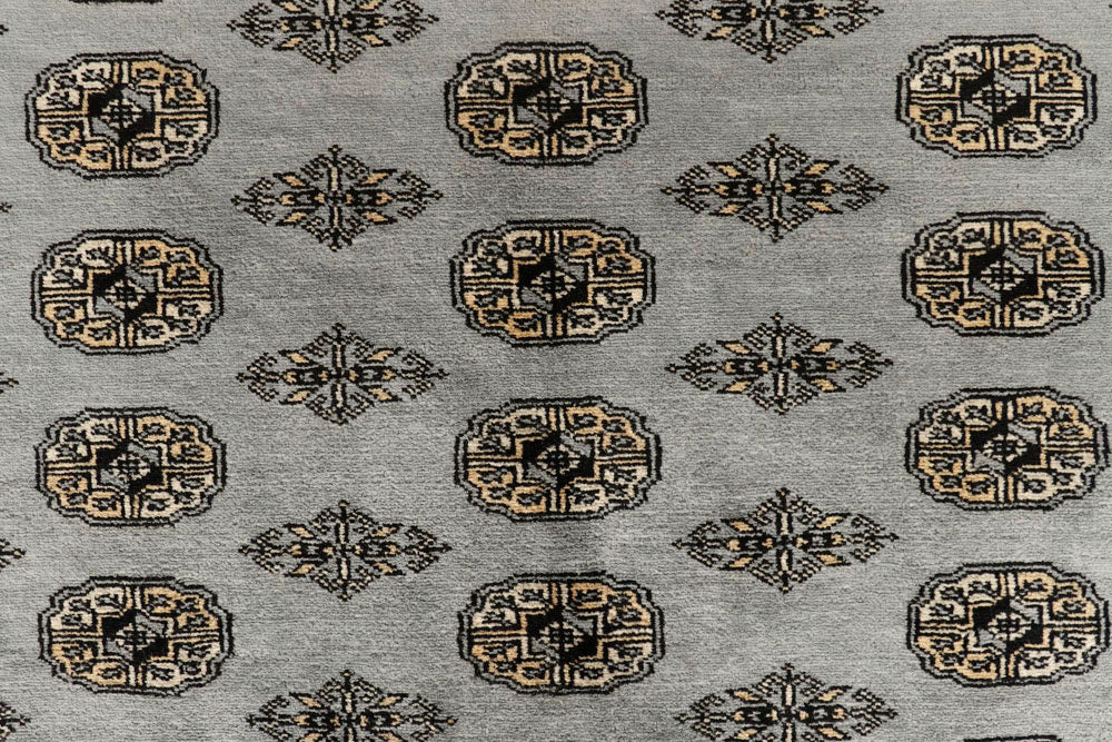 Silver Bokhara 9' 11 x 14' 5 - No. 59547 - ALRUG Rug Store