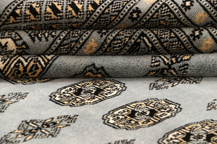 Silver Bokhara 9' 11 x 14' 5 - No. 59547 - ALRUG Rug Store