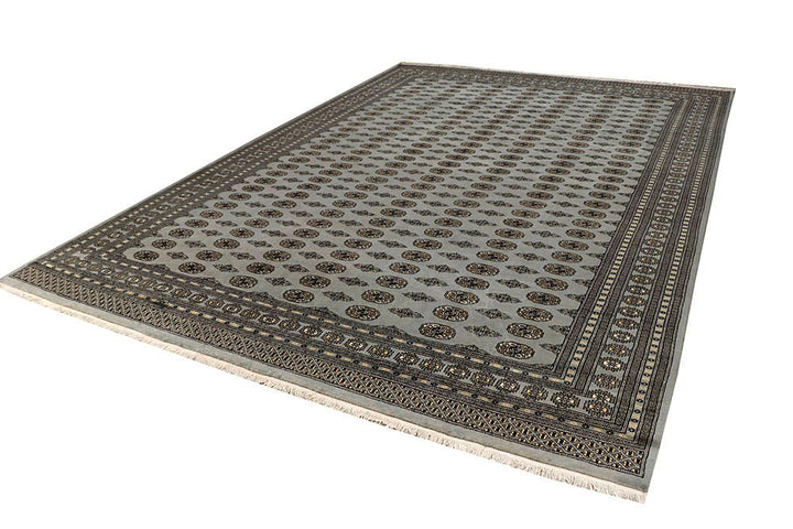 Silver Bokhara 9' 11 x 14' 5 - No. 59547 - ALRUG Rug Store
