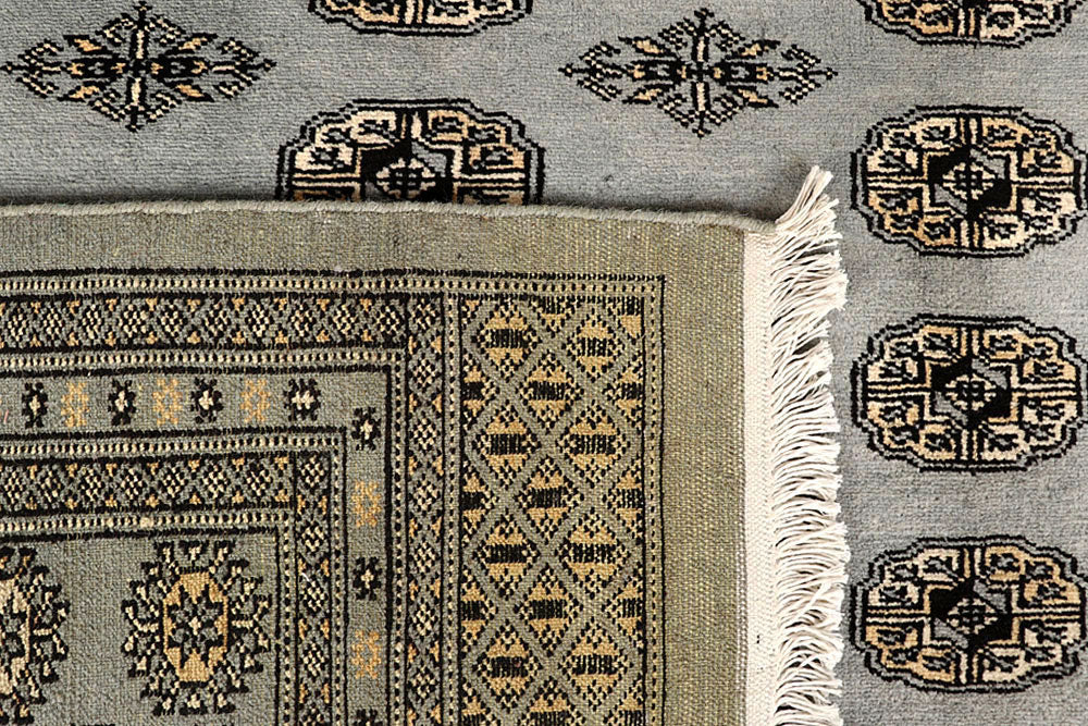 Silver Bokhara 9' 11 x 14' 5 - No. 59547 - ALRUG Rug Store