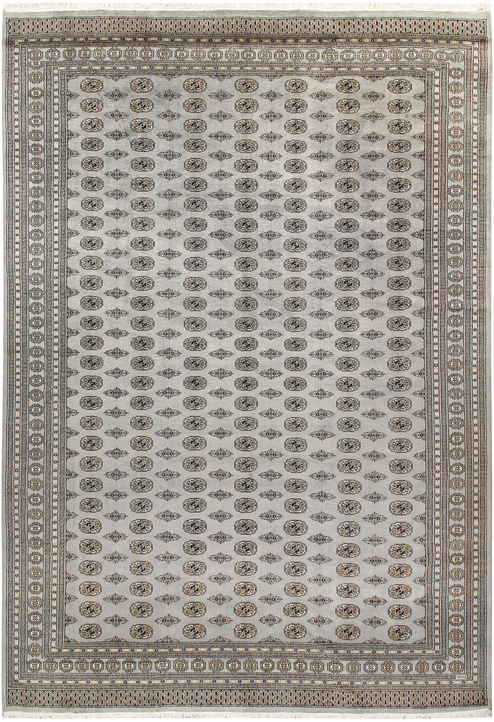 Silver Bokhara 9' 11 x 14' 5 - No. 59547 - ALRUG Rug Store