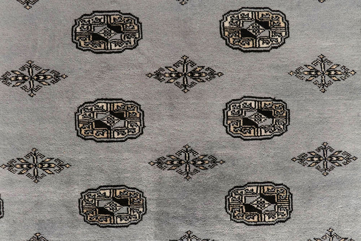 Silver Bokhara 10' x 14' 2 - No. 59548 - ALRUG Rug Store
