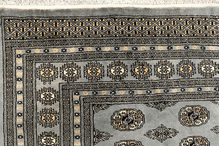 Silver Bokhara 10' x 14' 1 - No. 59549 - ALRUG Rug Store