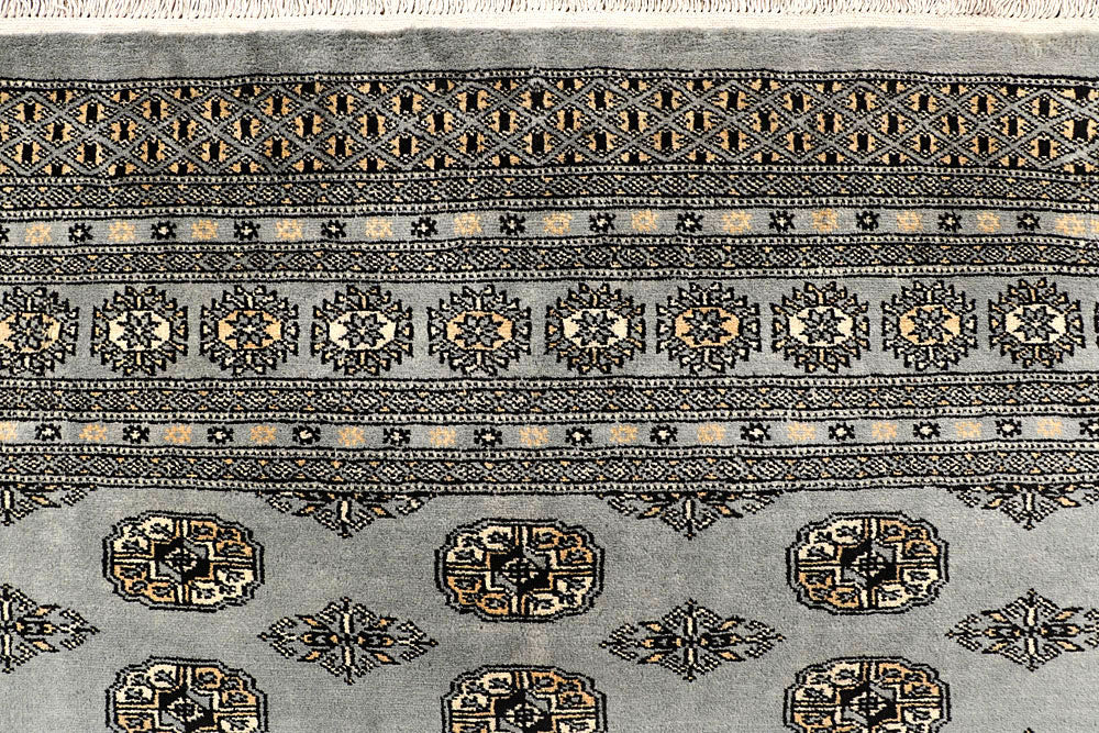 Silver Bokhara 10' x 14' 1 - No. 59549 - ALRUG Rug Store
