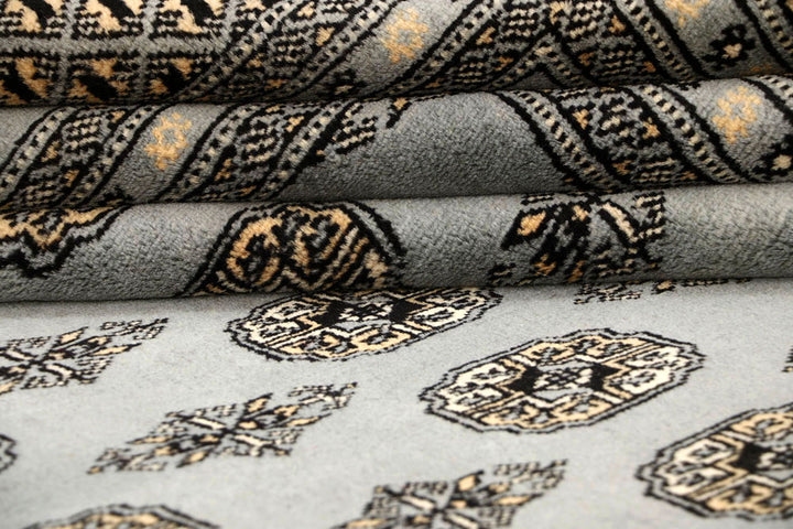 Silver Bokhara 10' x 14' 1 - No. 59549 - ALRUG Rug Store