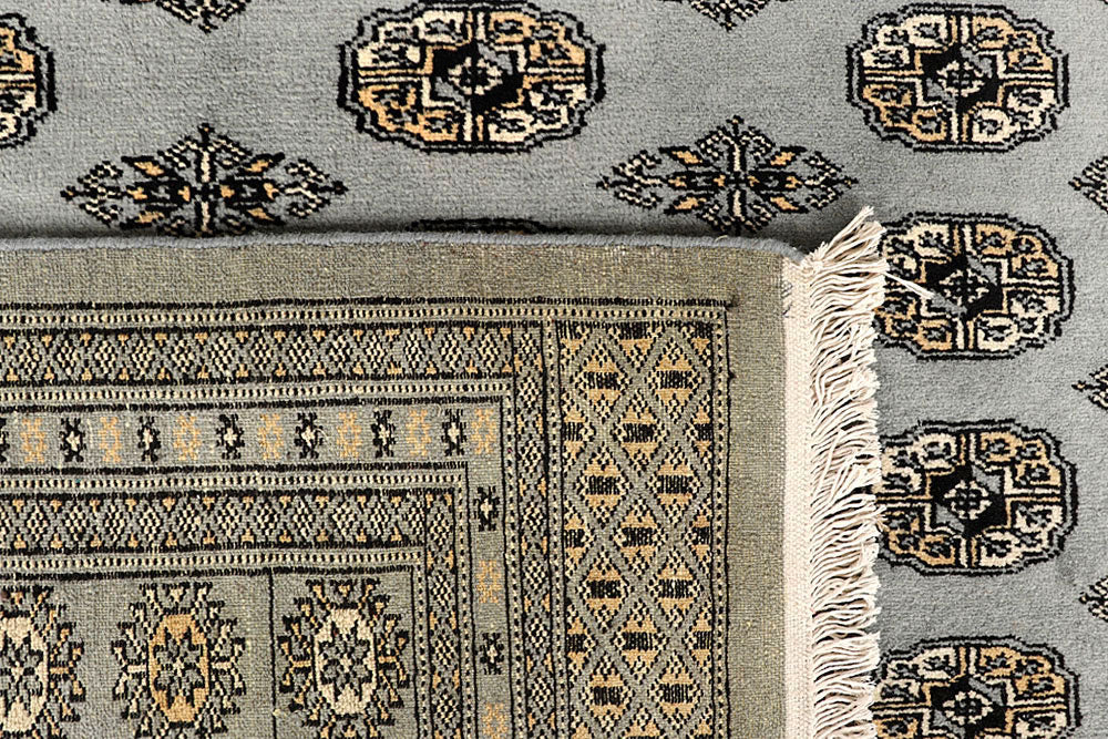 Silver Bokhara 10' x 14' 1 - No. 59549 - ALRUG Rug Store