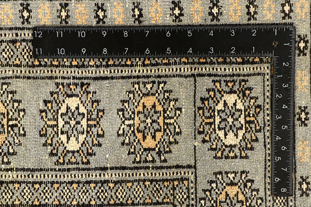 Silver Bokhara 10' x 14' 1 - No. 59549 - ALRUG Rug Store