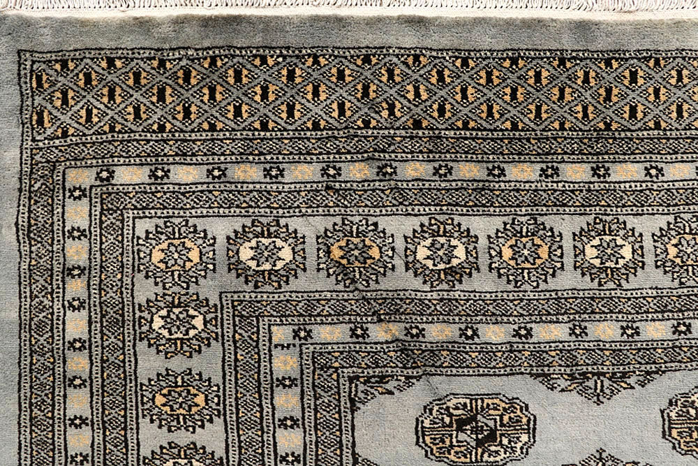 Silver Bokhara 10' x 13' 3 - No. 59550 - ALRUG Rug Store