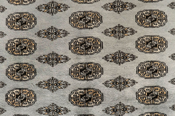 Silver Bokhara 10' x 13' 3 - No. 59550 - ALRUG Rug Store