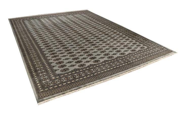 Silver Bokhara 10' x 13' 3 - No. 59550 - ALRUG Rug Store