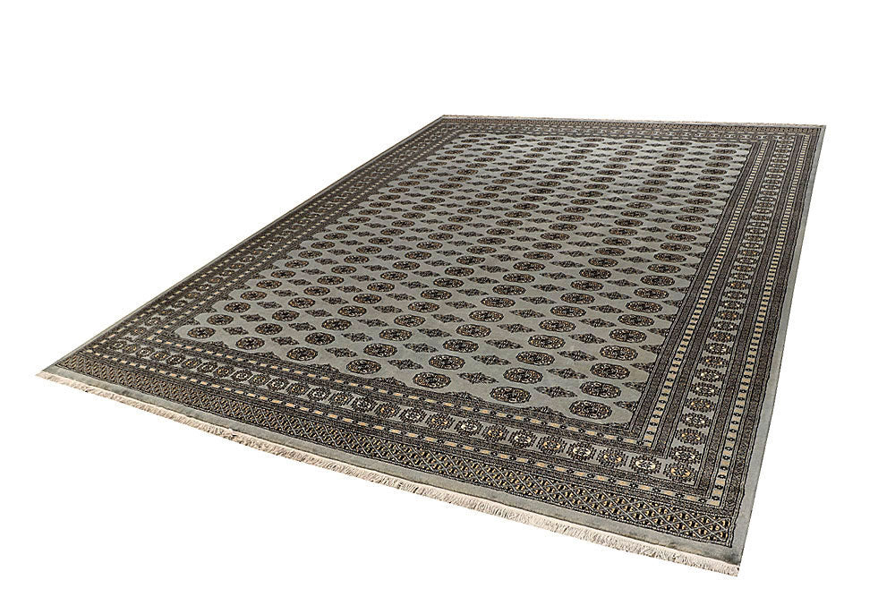 Silver Bokhara 10' x 13' 3 - No. 59550 - ALRUG Rug Store