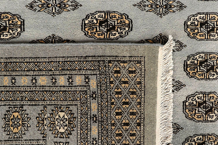 Silver Bokhara 10' x 13' 3 - No. 59550 - ALRUG Rug Store