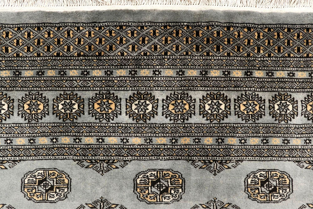 Silver Bokhara 9' 11 x 13' 7 - No. 59551 - ALRUG Rug Store