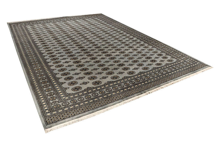 Silver Bokhara 9' 11 x 13' 7 - No. 59551 - ALRUG Rug Store